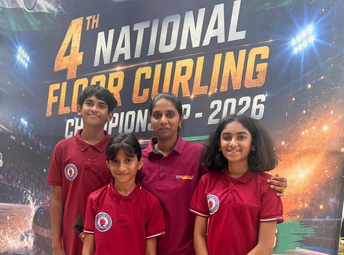 Sri Prakash Synergy School Students Win Laurels at the 4th National Floor Curling Championship 2026